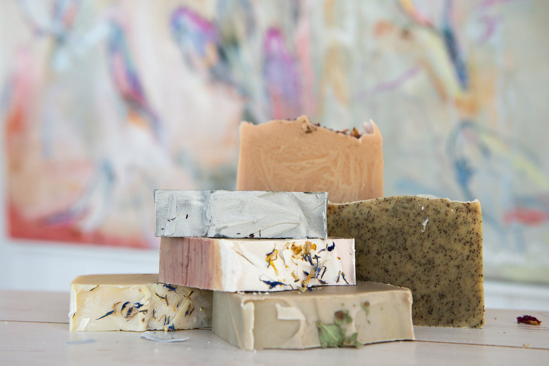 Handmade luxury soap. Made with premium essential oils and clays.