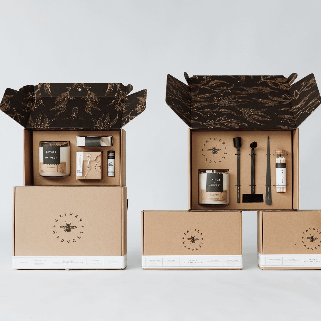 We made beautiful gift boxes that are perfect for giving as a gift to someone or for yourself
