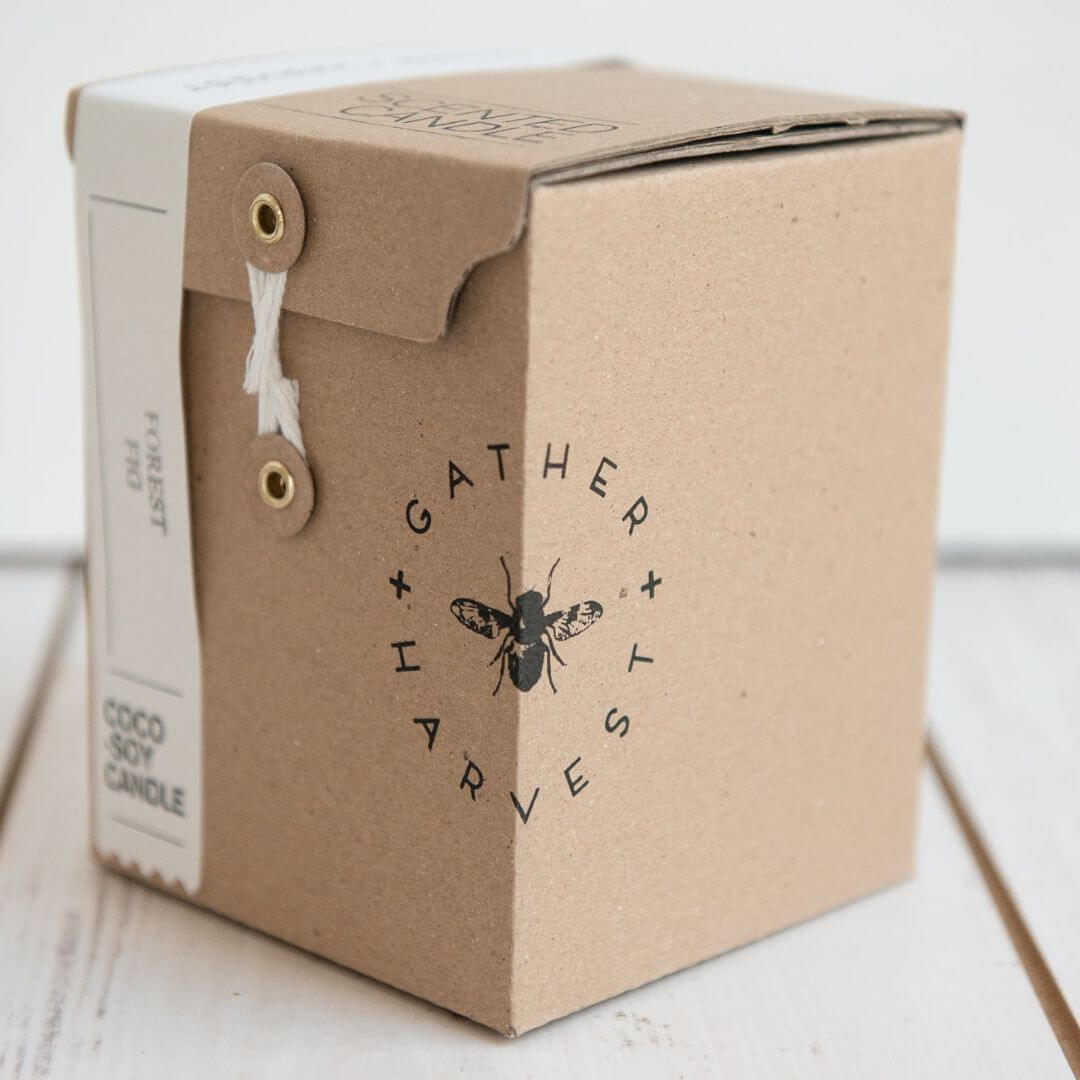 These Handmade Vanilla Musk CocoSoy Candles boxed are 100% free plastic which makes them eco-friendly and make beautiful gifts.