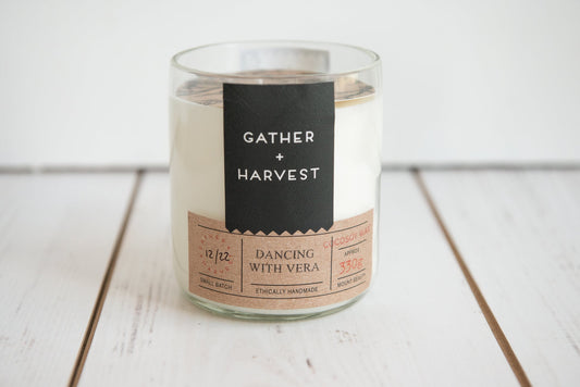 The best Handmade Dancing With Vera CocoSoy Candle in Australia. It is eco-friendly and made from 100% natural cocosoy wax. Buy online.