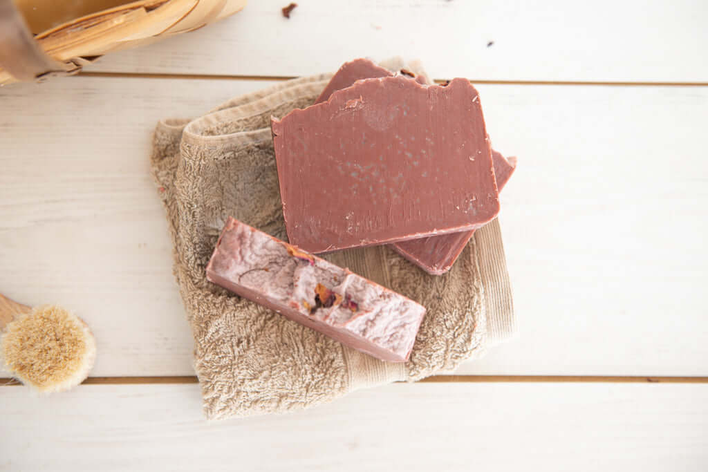 Natural Soap | Handmade in Australia | Gather + Harvest | Rose Geranium | Buy online
