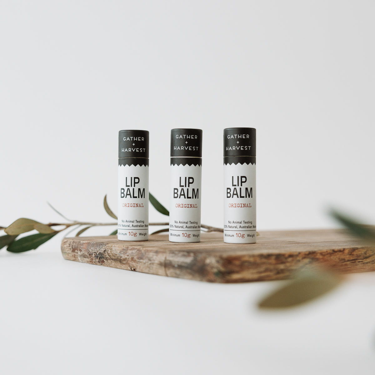 Natural Lip Balm | Handmade in Australia | Gather + Harvest | Buy online